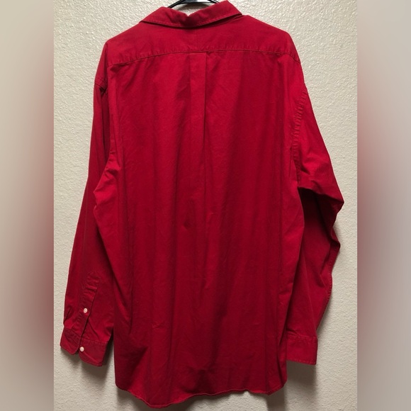 Ralph Lauren Blaire Men’s Long Sleeve Shirt.Rich Red Color.Long Sleeve, XL Great - Picture 11 of 11